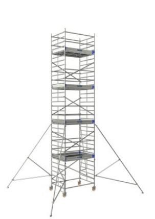 Echafaudage roulant aluminium neolium 400 line - comabi snc - hauteur de travail maxi. 14 m_0