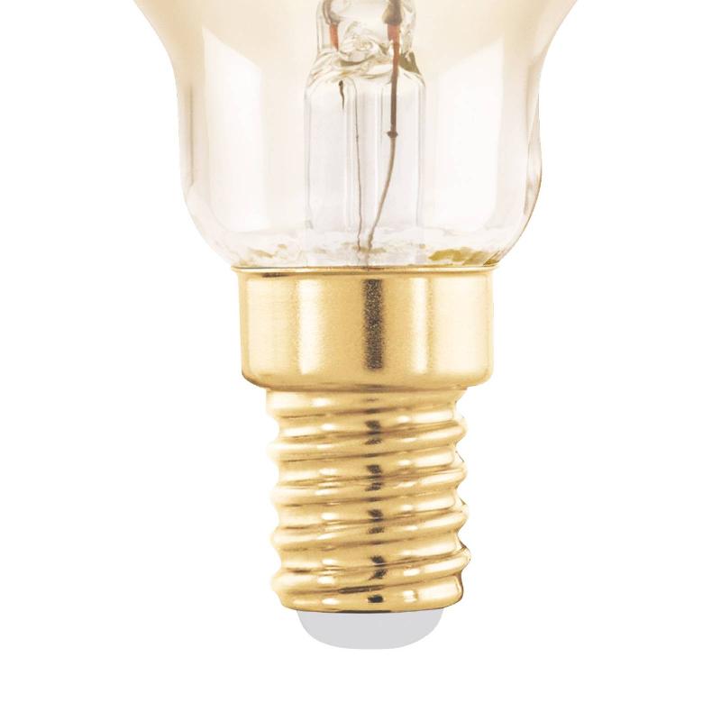 EGLO AMPOULE LED E14 4W P45 2.000K FILAMENT AMBRE À INTENSITÉ VARIABLE