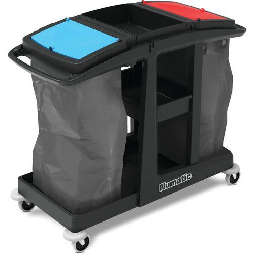 ETAGÈRES DE STOCKAGE 2 COLLECTEURS DE DÉCHETS - NUMATIC