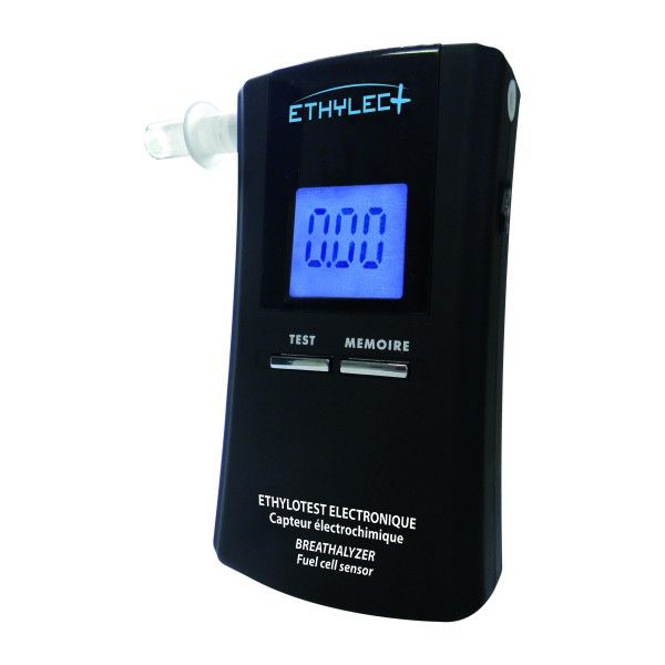 Éthylotest électronique classe 2 - capteur électrochimique - affichage jusqu'à 0,49 mg/L_0