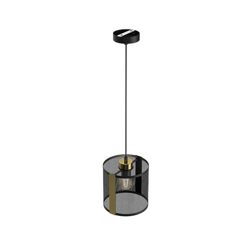 EULUNA SUSPENSION LAVINIA BANDES OR, À UNE LAMPE