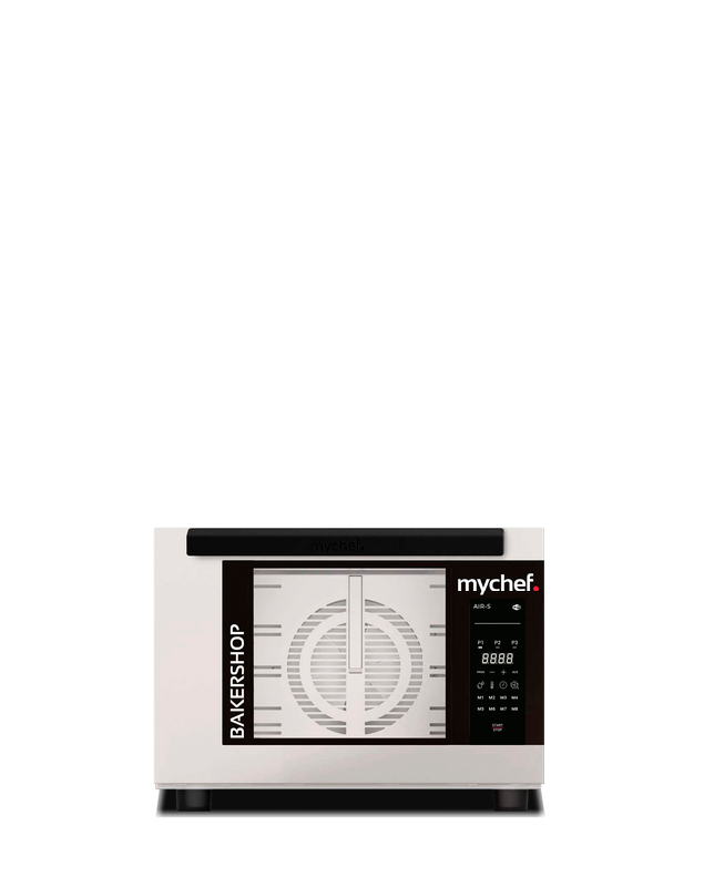 Four convection boulangerie électrique 4 niveaux avec apport d'humidité BSS4300A Mychef_0