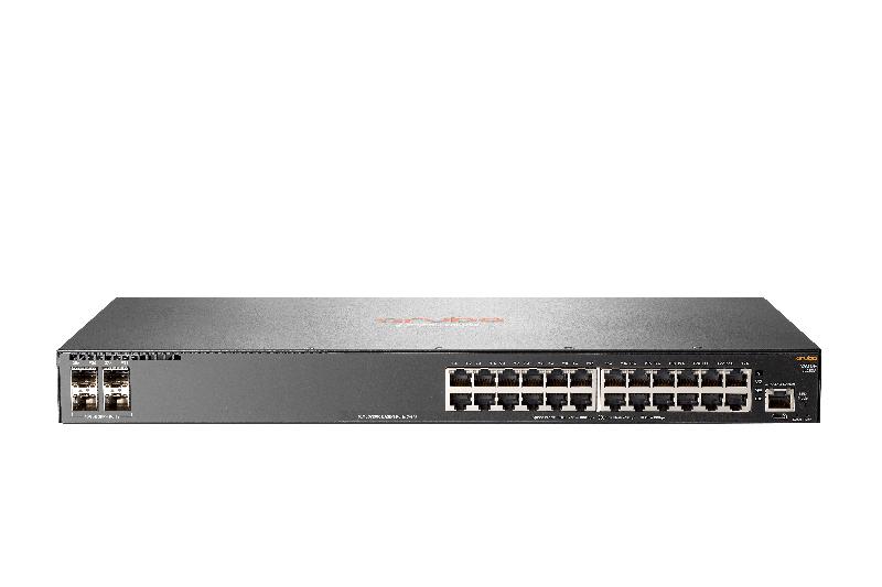 Hewlett Packard Enterprise Aruba 2930F 24G 4SFP+ Commutateur de réseau géré L3 Gigabit Ethernet (10/100/1000) 1U Gris_0