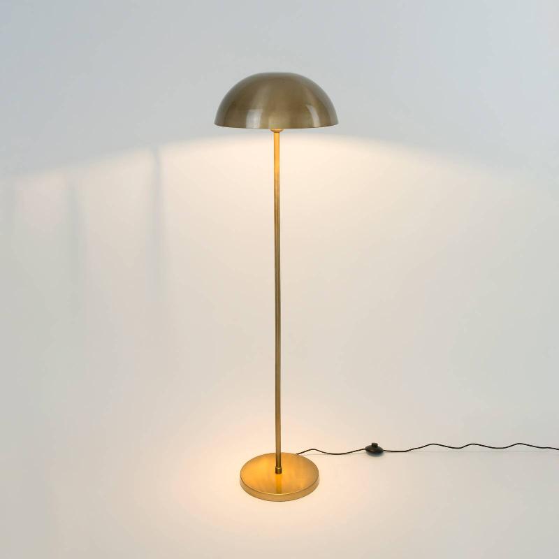 HOLLÄNDER LAMPE SUR PIED FUNGO, VERS LE BAS, DORÉE