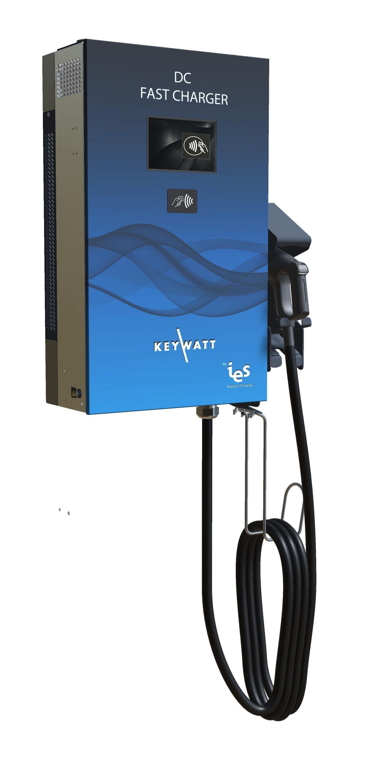 Keywatt® 24 Wallbox - Borne de recharge électrique 22/24 kW - IES Sysems - Compacte et personnalisable_0