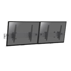 KIMEX Support mural menu board pour 2 écrans TV 45''-55'' - gris 3700685415027_0