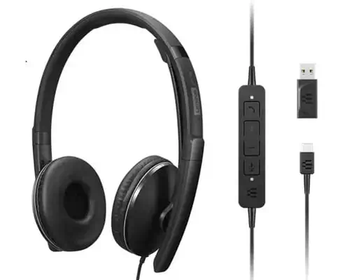 Lenovo 4XD1M39029 casque Avec fil Arceau USB Type-C Noir_0