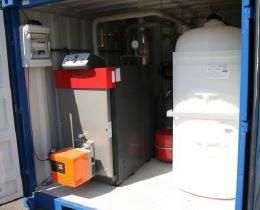 Location - chaufferie mobile autonome C-165-G - production eau chaude 85°C - 165 kW - gaz_0
