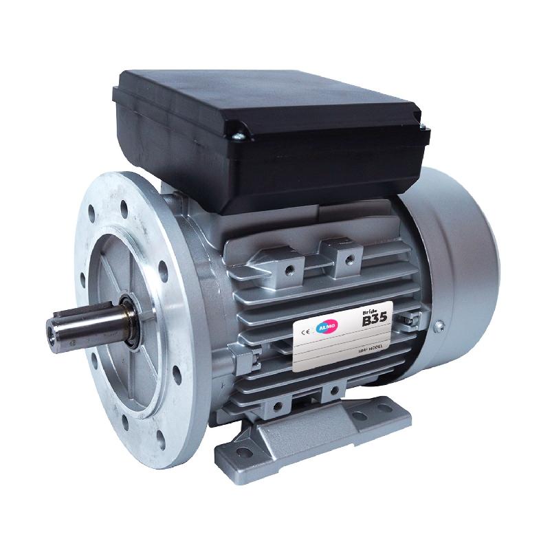 MOTEUR ÉLECTRIQUE MONOPHASÉ 220V 0.25 KW 3000 TR/MIN CONDENSATEUR PERMANENT - MMP63G2B35 BRIDE B35
