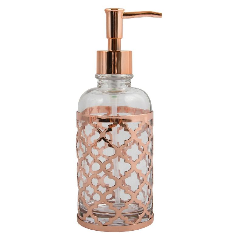 MSV Layla Distributeur de savon en acier inoxydable couleur cuivre - multicolore inox MS4305_0