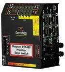 PES42 - Commutateur Ethernet industriel 4 ports RJ45 PoE + 2 ports F/O - 2 gammes de température - DC48V_0