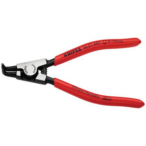 PINCE POUR CIRCLIPS EXTÉRIEURS COUDÉE À 90° DE 3 À 10MM - GAINAGE PVC - KNIPEX