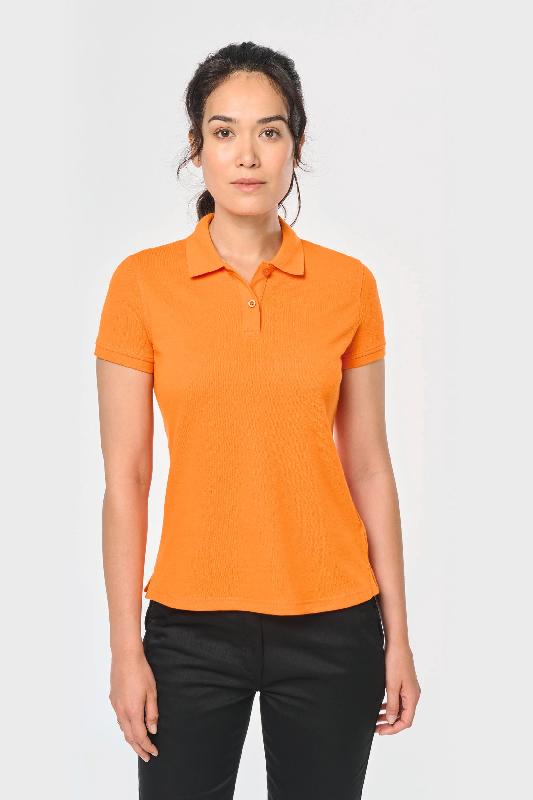 Polo manches courtes femme WK275 - 65% polyester, 35% coton, antibactérien, multiples tailles et couleurs_0