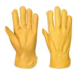 Portwest - Gants Driver en cuir doublés Marron Taille 9 - marron 5036108217304_0