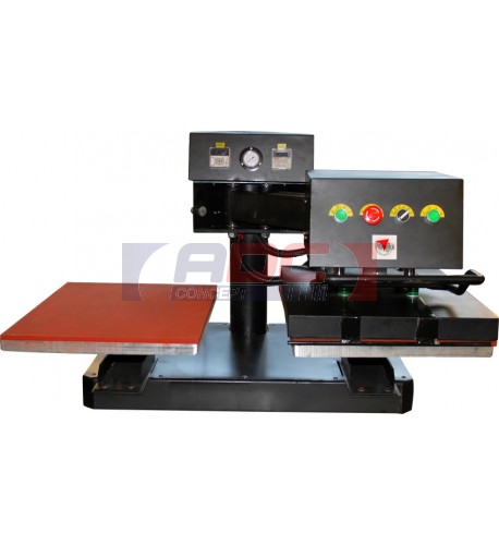 Presse pneumatique double plateaux TS-4050PP2E - 40 x 50 cm - pivotante et évolutive_0