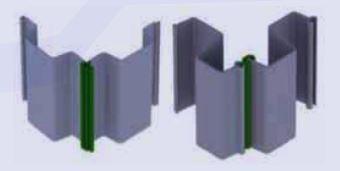 Raccord d'angles PVC - fabriqué aux USA - disponible en gris, argile, anthracite et marron_0