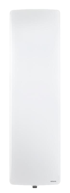 Radiateur verre connecté Verali vertical 2000W blanc brillant - Atlantic - 507657_0