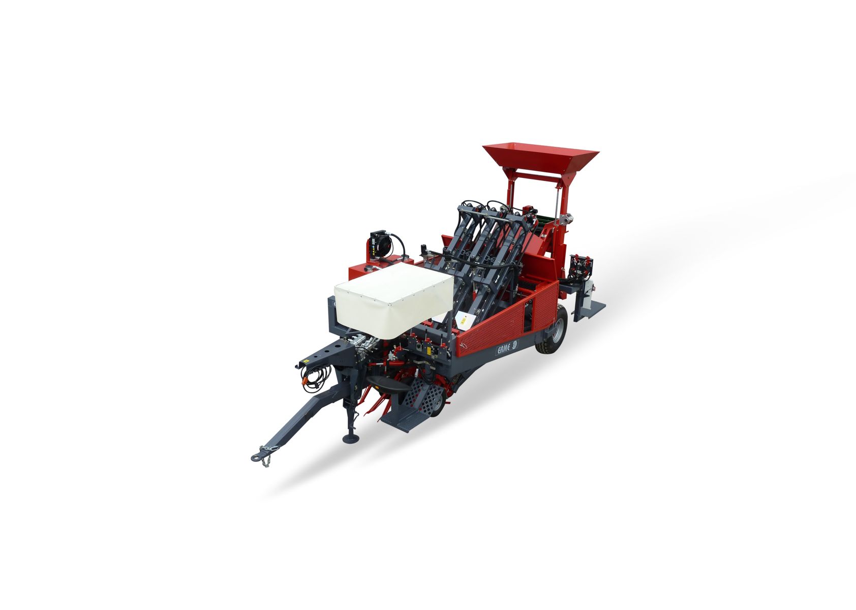 Récolteuse équeuteuse multi-rangs RES - ERME - vitesse nominale 3 km/h - capacité 2.5 à 3.5 ha/8h - précision et performance pour l'ail_0