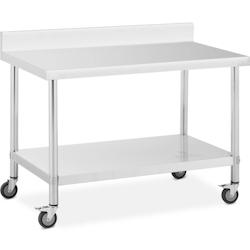 Royal Catering - Royal Catering RCAT-120/70-WS Table de travail Avec rebord 70 x 120 cm Capacité de charge 158 kg Table plan de travail Table de - mu_0