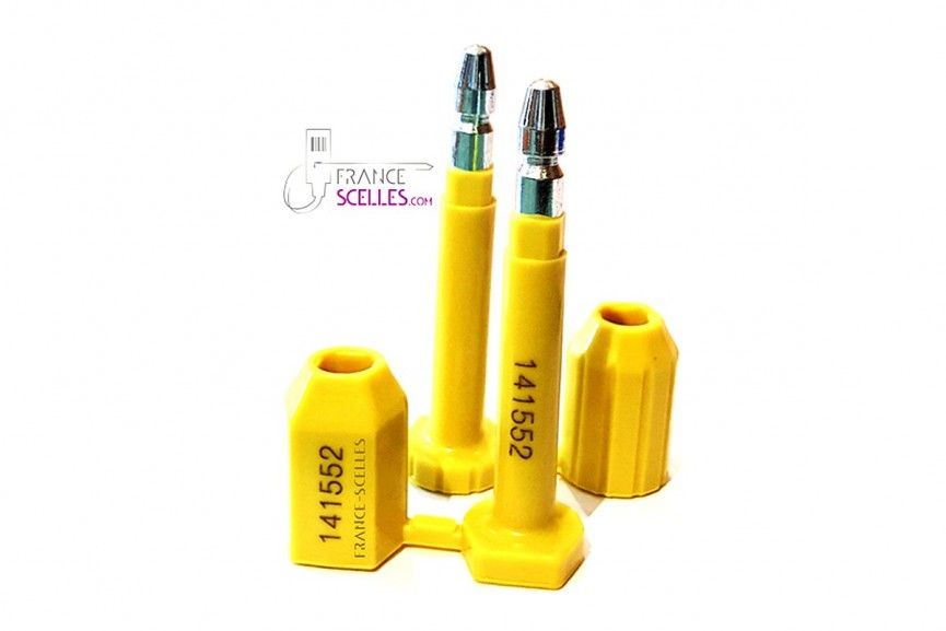 Scellé pour conteneur EXPORT (plomb bouteille - clou) CUBIS  - Personnalisable_0