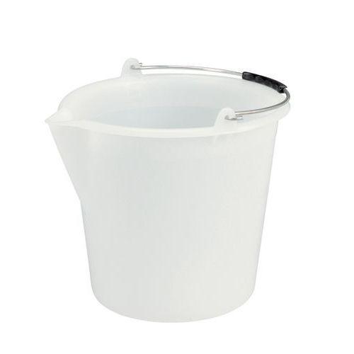 SEAU INDUSTRIEL PELD 18L BLANC - MOBIL PLASTIC