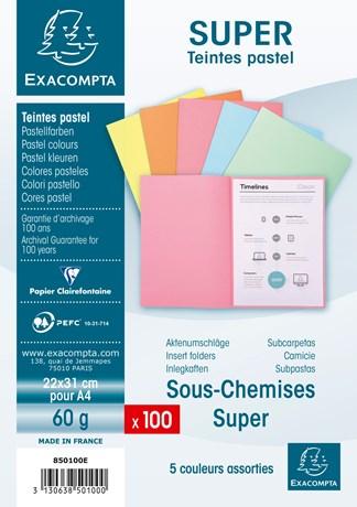 SOUS-CHEMISE SUPER 60 G (VENDU PAR 100)