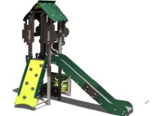 Structure de jeux combinée 1 tour 1200 Cruzoe - CRU11201I - Crea Equipements pour enfants de 2 à 8 ans_0