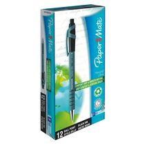 STYLOS FLEXGRIP ULTRA PAPERMATE NOIR - 2 BOÎTES DE 12 = 1 OFFERTE