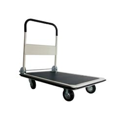 Toolland Chariot de transport, pliable, acier, noir, charge max. 300 kg - OHT300_0