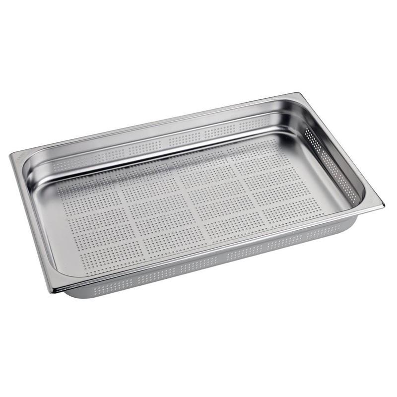 Bac inox perforé GN1/1 65mm - GR734 - Dimensions 530x325x65mm_0