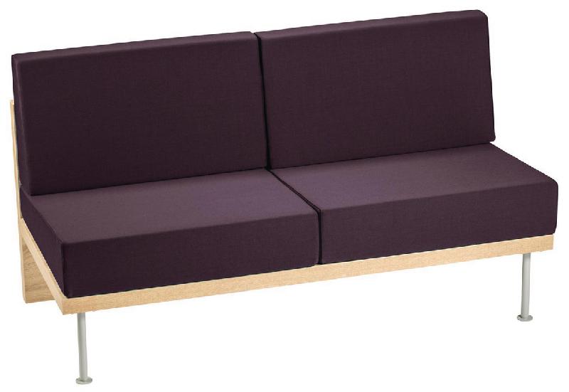 BANQUETTE 3 PLACES FAAR PVC URBAN PRUNE - MANUTAN COLLECTIVITÉS