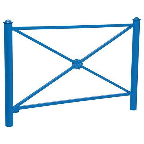BARRIÈRE PROVINCE ROSACE 1.57 M AGORA - ZINC BLEU 5010 - PROCITY