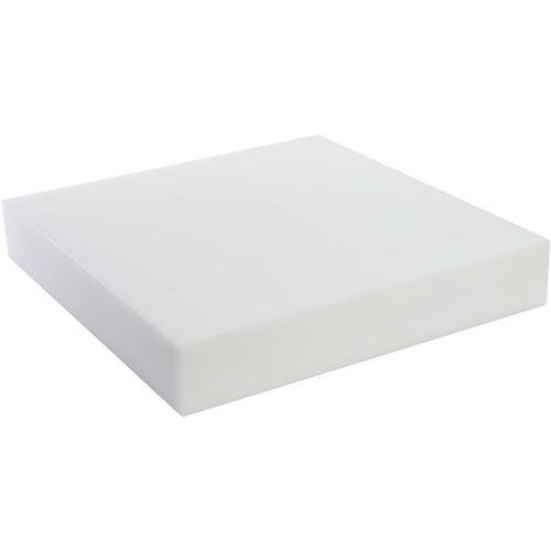 BILLOT PEHD 500 BLANC - 60X60X10 CM
