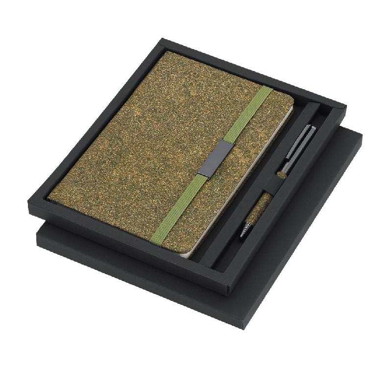 Bloc-notes et stylo en fibre de thé - 5600847155151_0