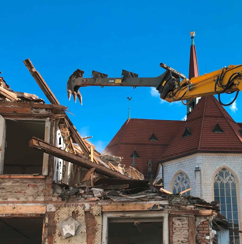 Bras de démolition - Modèle rigide pour travaux de terrassement et génie civil - 25-40 t_0