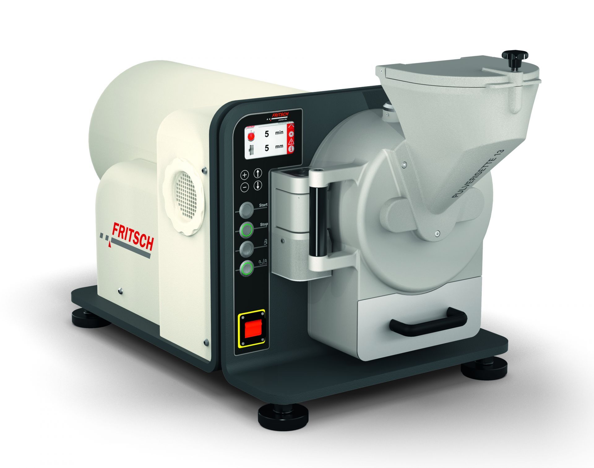 Broyeur à disque FRITSCH Pulverisette 13 Premium Line - broyage fin jusqu'à 0,05 mm avec réglage motorisé et sécurité avancée_0