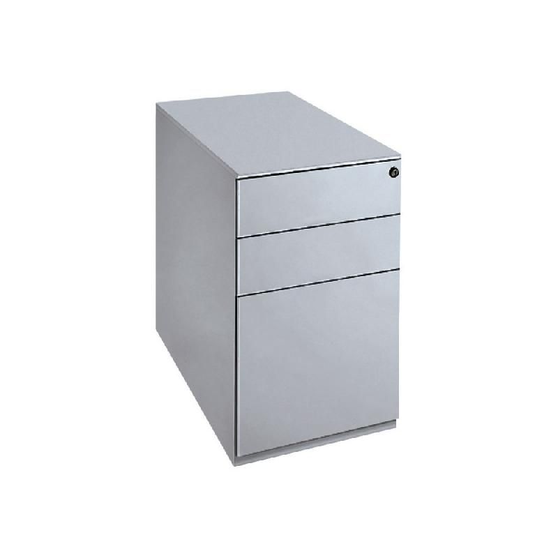 CAISSON HAUTEUR BUREAU UNIVERSAL  - ALUMINIUM - 80 CM
