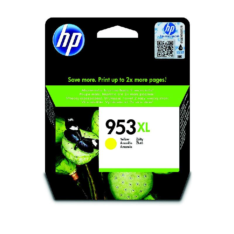 CARTOUCHE HP 953 XL JAUNE POUR IMPRIMANTES JET D'ENCRE