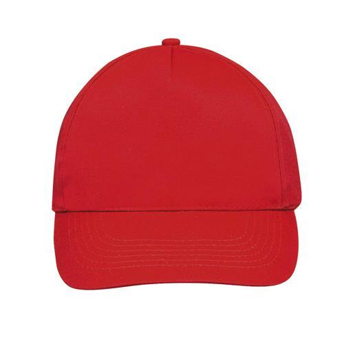 CASQUETTE 5 PANNEAUX EN COTON BROSSÉ