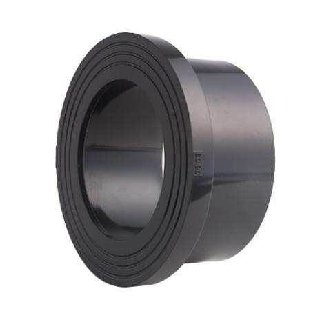 Collet PVC femelle à coller face lisse - Réf. 01QRV125B - DN 125 PN 16 - Diamètre 125 mm_0