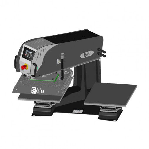 Duplex Lite V3 - Presse à chaud textile SEFA - fonctionnement swing - double plateaux rotatifs - sublimation et marquage textile_0