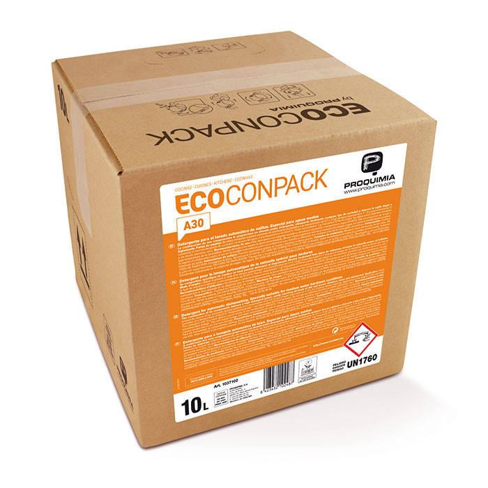Ecoconpack a30 lave vaisselle liquide ph a 1%: 13,0 ± 0,5 ecolabel recharge de 10 l_0