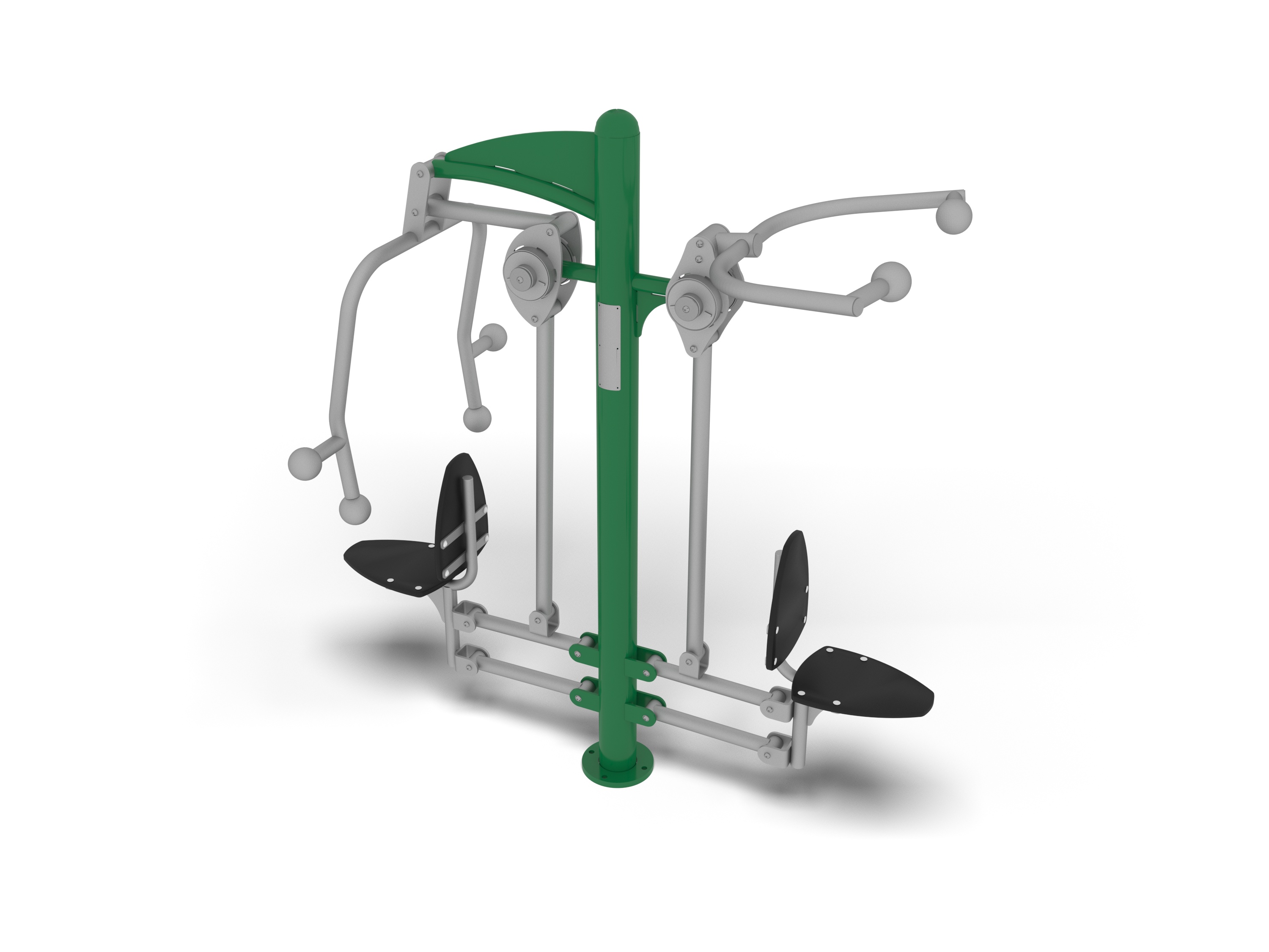 Equipement de fitness extérieur - Gym Lat Pull & Chest Press - 8054664 - Hags_0