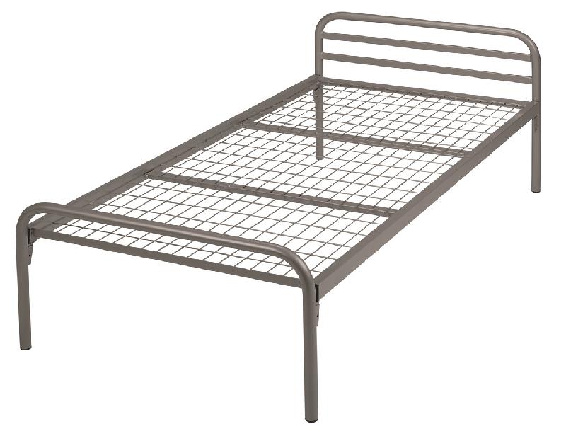 EVOLUTION LIT CONFORT SOMMIER TREILLIS 90X200 TAUPE - MANUTAN COLLECTIVITÉS