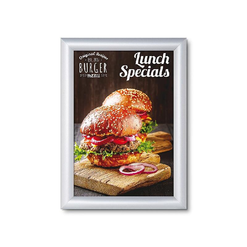 Exposiciónate Cadre Clic-Clac A4 Scritto® KRA4G25ABS - argenté aluminium 8596052038822_0