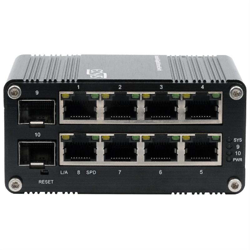 EXSYS EX-62035M-SFP Mini commutateur Gigabit industriel 8+2 ports, géré par le Web_0
