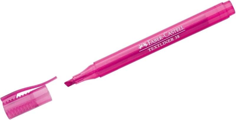 Faber-Castell 10004541 Textliner Surligneur Super fluorescent Rose - 9556089005845_0