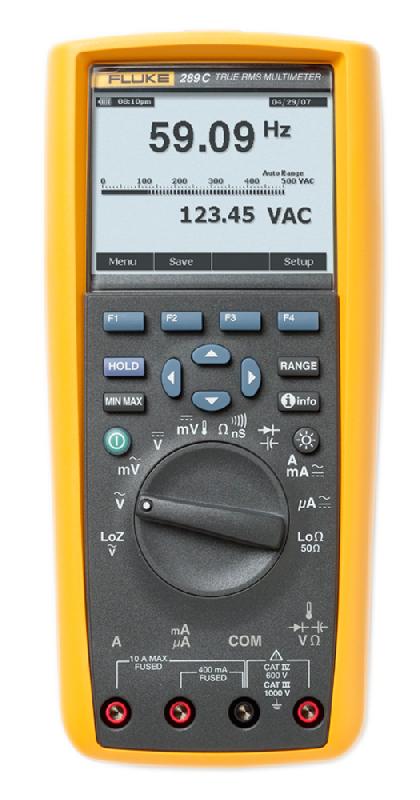FL289/EUR - Multimètre portable graphique TRMS AC+DC, 50 000 points, enregistreur et TrendCapture - FLUKE_0