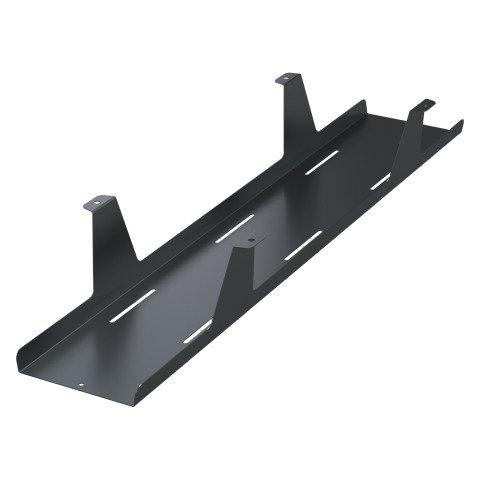 GOULOTTE PASSE-CÂBLES HORIZONTALE EXTRA OUVERTE UNIVERSELLE L 90 CM X P 15 X H 12 CM ANTHRACITE