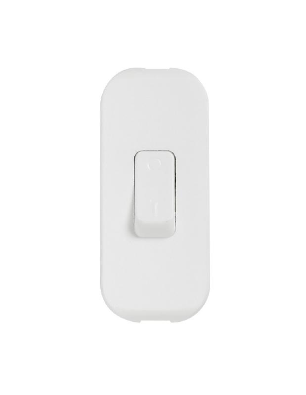INTERRUPTEUR À BASCULE 2 A 250 V COUPURE BIPOLAIRE À TOUCHE DE COULEUR BLANC - LEGRAND - 040192